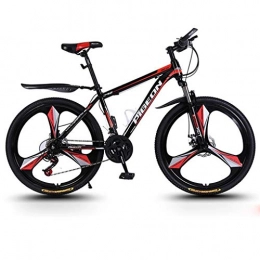 WGYDREAM Mountainbike Mountainbike Mountain Bike MTB Mountainbike, 26 Zoll Hardtail Carbon-Stahlrahmen Fahrrad, Doppelscheibenbremse Vorderachsfederung, Mag Räder, 24-Gang Mountainbike Mountain Bike MTB ( Color : Red )