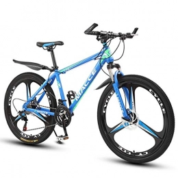 WGYDREAM Mountainbike Mountainbike Mountain Bike MTB Mountainbike, 26 Zoll Speichen-Rad, Stahl-Rahmen For Fahrräder, Doppelscheibenbremse Und Vorderradgabel Mountainbike Mountain Bike MTB ( Color : Blue , Size : 27-speed )