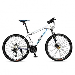WGYDREAM Mountainbike Mountainbike Mountain Bike MTB Mountainbike, Aluminium Rahmen Unisex Fahrräder, 27 Gang-Doppelscheibenbremse Und Vorderradgabel, 26-Zoll-Speichenrad Mountainbike Mountain Bike MTB ( Color : Blue )