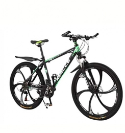 MYSZCWCF Fahrräder MYSZCWCF Faltbares Mountainbike, 26-Zoll-Speichenräder 21-Gang-Bike Mountainbike Jugendrad for Erwachsene Outdoor-Fitness, Freizeitreiten (Color : Green)