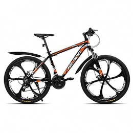 N\C Fahrräder NC HILAND Bicycle 26 '' 21 Speed Suspension Mountain Bike, Mechanical Disc Brake with TZ50 and TEC Chains, Cts Tires
