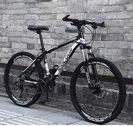 NBVCX Mountainbike NBVCX Lebenszubehör 26"24-Gang-Mountainbike für Erwachsene Leichte Aluminium-Vollfederung Rahmenfedergabel-Scheibenbremse