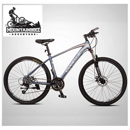 NENGGE Fahrräder NENGGE 27.5 Zoll Mountainbike für Herren / Damen, Jugend / Erwachsenen Hardtail MTB mit Gabelfederung, Zwei Scheibenbremsen Fahrräder Geeignet ab 160-200cm, Aluminiumlegierung, Matt Blue, 30 Speed