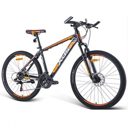 NENGGE Fahrräder NENGGE Mountainbike, 26 Zoll Hardtail MTB, 21 Gang-Schaltung Alu Rahmen Fahrrad mit Scheibenbremsen, Jungen-Fahrrad Mädchen-Fahrrad, Orange, 17 Inches