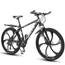 Nerioya Fahrräder Nerioya Mountainbike, MTB-Bike Mit 6 Schneidrädern, Stoßdämpfung / Doppelscheibenbremslast 150Kg, D, 26 inch 21 Speed