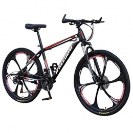 Oksea Fahrräder Oksea 26 Zoll Mountainbike, Geeignet ab 145 cm, Shimano 21 Gang-Schaltung MTB Gabelfederung Jungen-Fahrrad Herren-Fahrrad (rot)