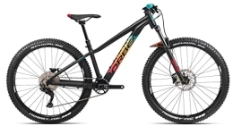 Orbea Fahrräder ORBEA Laufey 27R H20 Kinder & Jugend Mountain Bike (34.3cm, Black (Matte) / Rainbow (Gloss))