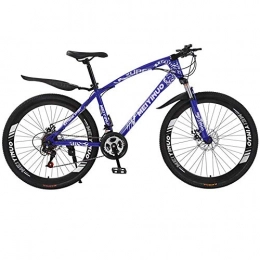 PARTAS Fahrräder PARTAS Reisen Convenience Pendeln - ATV Mountain Bike Mountainbike Dual Disc Damping 26-Zoll-Fahrrad for Erwachsene Studenten Reise Outing, blau, 24"