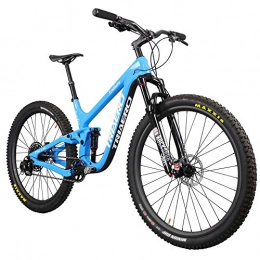 peipei Fahrräder peipei 27, 5er Plus MTB Fahrrad Vollfederung 150mm Travel Mountainbike 110 * 15 / 148 * 12mm Achse-L Blau