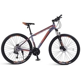 QCLU Fahrräder QCLU Erwachsene Mountain Bikes, 33 Geschwindigkeit Rigid Mountainbike mit Doppelscheibenbremse Aluminium- Rahmen mit Federgabel Rennrad for Männer, 26 / 29inch (Color : Purple, Größe : 26 inch)