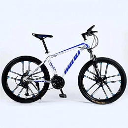 Qinmo Fahrräder Qinmo Mountainbike, Country Mountain Bike 24 / 26 Zoll mit Doppelscheibenbremse, Erwachsene MTB, Hardtail Fahrrad mit verstellbarem Sitz, verdickte Carbon-Stahlrahmen