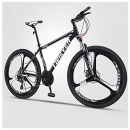 QMMD Fahrräder QMMD Herren MTB, 26 Zoll Hardtail MTB, Mountainbike Rahmen aus Kohlenstoffstahl, 21-24-27-30-Gang Mountainbike, Erwachsenen Fahrräder, Trekkingrad, E 3 Spoke, 27 Speed