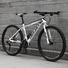 Relaxbx Mountainbike Rennrad 24-Gang-Umwerfersystem Speichenrad Doppelscheibenbremsen Rennrad Geschwindigkeit Männer und Frauen Stadtfahrrad, 26 Zoll