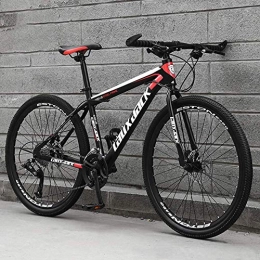 Relaxbx Mountainbike Rennrad 27-Gang-Umwerfersystem Rennrad Doppelscheibenbremse Fahrrad Speichenrad, 26 Zoll