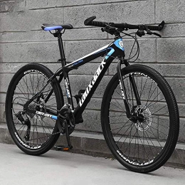 Relaxbx Mountainbike Rennrad Kohlenstoffstahlrohr 24-Gang-Umwerfersystem Rennrad Doppelscheibenbremse Fahrrad Speichenrad für Männer und Frauen Weiß, 26 Zoll
