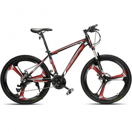 YHRJ Fahrräder Rennradfahren Im Freien, Offroad-Mountainbike Für Erwachsene, Stoßdämpfendes MTB, 26 Zoll / 27 Spd, 2-Rad-Typen, Aluminiumlegierungsrahmen, Doppelscheibenbremsen ( Color : Black red B-27spd , Size : 26inch )