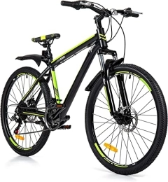 Sefzone Fahrräder Sefzone MD300 Mountain Bike Adults, 21 Speeds, 26-Inch Wheels, Suspension Fork, Dual Disc Brake, Aluminum Alloy Frame, Lightweight