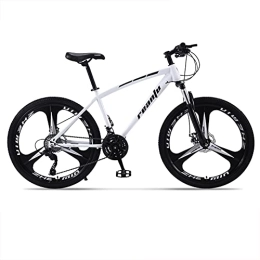 SHANJ Fahrräder SHANJ 24 / 26 Erwachsene Mountainbike, MTB Fahrrad für Herren Damen, 21-30 Variable Geschwindigkeit, Doppelscheibenbremse, Federgabel, 3-Speichen-Rad