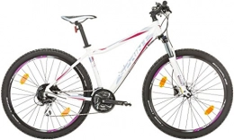 Sprint Fahrräder SPRINT 27, 5 Zoll Damen Mountainbike 24 Gang Apolon, Farbe:weiß-blau, Rahmengröße:48cm