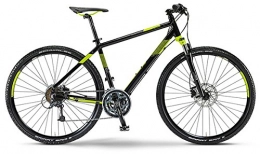 Staiger Fahrräder Staiger Idaho Herren-Crossrad 27-Gang Shimano Deore Kettenschaltung schwarz / Lime (Rahmenhöhe 48)
