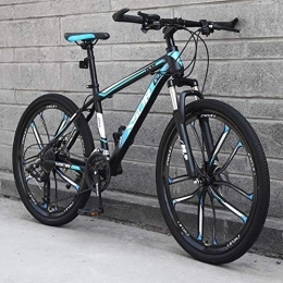  Fahrräder Stilvolles 24-Gang Mountainbike 24 / 26"Rad Vorderradaufhängung Leichter Carbon Stahlrahmen, B, 24 Zoll