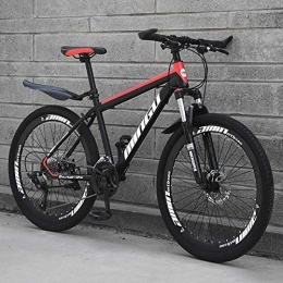  Fahrräder Stilvolles Mountainbike, Carbon-Stahlrahmen 30-Gang-Schaltrad für Erwachsene Outdoor-Langlaufrad für Erwachsene Zwei Größenoptionen, Blau, 26 Zoll