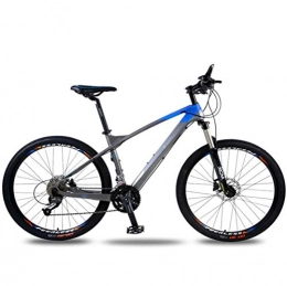 Tbagem-Yjr Fahrräder Tbagem-Yjr 27, 5-Zoll-Dual-Suspension Mountain Bikes, Unisex Pendler Stadt Hardtail Stadt Straßenfahrrad MTB (Color : Gray Blue)