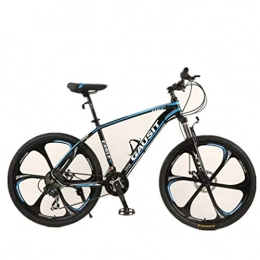 Tbagem-Yjr Mountainbike Tbagem-Yjr for Männer Mountain Bike, 17 Zoll Aluminiumlegierung Feld Stadt Straßenfahrrad for Erwachsene (Color : Blue, Size : 27 Speed)