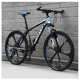 TYXTYX  TYXTYX Outdoor-Sport 21-Gang-Mountainbike 26-Zoll-6-Speichen-Rad Vorderradaufhängung Doppelscheibenbremse MTB-Fahrrad, schwarz