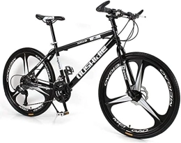 UYHF Fahrräder UYHF 26'' Zoll Mountainbike Für Damen / Herren Leichtgewicht 21 / 24 / 27 Geschwindigkeiten MTB Erwachsene Fahrräder Carbon Stahlrahmen Vorderradaufhängung black-24speed