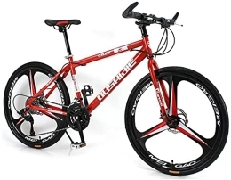 UYHF Fahrräder UYHF 26'' Zoll Mountainbike Für Damen / Herren Leichtgewicht 21 / 24 / 27 Geschwindigkeiten MTB Erwachsene Fahrräder Carbon Stahlrahmen Vorderradaufhängung red-21speed