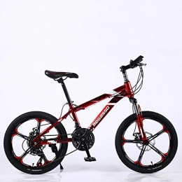 VANYA Mountainbike VANYA 20 Zoll Kinder Mountainbike 30 Gang-Doppelscheibenbremse High Carbon Stahl mit Variabler Geschwindigkeit Fahrrad für 6-15 Jahre, Rot