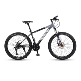 VIIPOO Mountainbike VIIPOO Mountainbike für Erwachsene, 24 / 26-Zoll-Räder, Herren / Damen Stoßdämpferrad mit Scheibenbremsen und Variabler Geschwindigkeit, Gray-24‘’ / 27 Speed