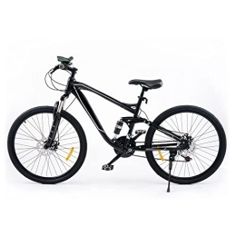 VIRIBUS Mountainbike für Erwachsene 26-Zoll Fahrrad mit Vollfederung 21-Gang MTB mit Doppelscheibenbremsen Leichter Aluminiumlegierungsrahmen