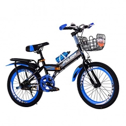 Wcxxhy Fahrräder Wcxxhy Kinderfahrräder Kinderfahrrad Jungen Und Mädchen Heimtrainer Kinderfahrrad for Kinder Im Alter Von 6-15 Jahren (Color : Blue, Size : 20 inch)