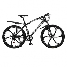 WGYAREAM Mountainbike WGYAREAM Mountainbike, Gebirgsfahrrad-Schlucht Bike mit Doppelscheibenbremse und Federgabel 26-Zoll-Räder, 21 / 24 / 27 Geschwindigkeit (Color : Black, Size : 24-Speed)