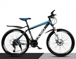 WJSW Mountainbike WJSW Doppelsuspendierte Mountainbikes, 26-Zoll-Rennrad aus Kohlenstoffstahl für Erwachsene mit Variabler Geschwindigkeit (Farbe: Schwarz-Blau, Gr