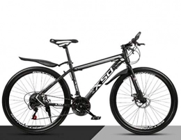 WJSW Mountainbike WJSW High Carbon Steel Mountainbike, 26 Zoll Rad Unisex Fahrrad City Bike (Farbe: Schwarz, Größe: 21 Speed)