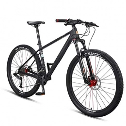 WXX Fahrräder WXX 27, 5-Zoll-Hardtail Mountain Bikes 33 Speed ​​Carbon Fiber-Rahmen Mountain Trail Bike Ultraleichtdoppelstoßdämpfung Variable Speed-Rennwagen