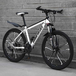 WYJBD Fahrräder WYJBD Mountainbikes mit Federgabel Adjustable Seat Mountainbike Tragkraftt Above 200KG 21 / 24 / 27 / 30 Geschwindigkeit (Color : 2, Size : 24)