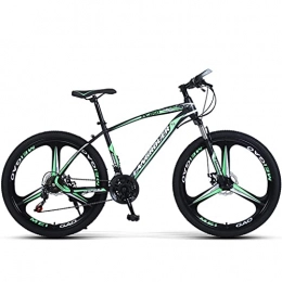 Y DWAYNE Fahrräder Y DWAYNE MTB Mountainbike 26 Zoll, 27-Gang-Hinterrad-Deraileur, Scheibenbremsen vorne und hinten, mehrere Farben, geeignete Höhe 160-185 cm, grün