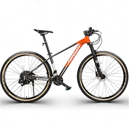 YSXFS Fahrräder YSXFS Mountainbike, Mountainbike 29 Zoll 21 Geschwindigkeit Speichen Räder Dual Scheibenbremse Aluminiumrahmen MTB Fahrrad Mit Wasserflaschenhalter Bequemer Sattel(Size:24 Speed, Color:Orange)