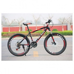 ZUQIEE Fahrräder ZUQIEE Mountainbike. Outdoor-Sport 2130 Geschwindigkeiten Mountain Bike 26 Zoll Speichenrad Federgabel Doppelscheibenbremse MTB Reifen Fahrrad (Color : Red, Size : 21 Speed)