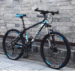 ZYLE Fahrräder ZYLE 26" Mountainbike for Erwachsene, Leichtes Aluminium Full Suspension Rahmen, Federgabel, Scheibenbremse (Color : B1, Size : 24Speed)