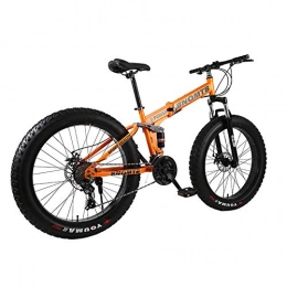 Acptxvh 26-Zoll-Rad Rahmen Mountainbike, Carbon Steel / 27-Gang-Ketten/Dual Disc Brake Fahrrad, Outdoor-Sportstoßdämpfern Bike,Gelb