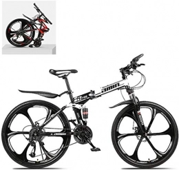 Ceiling Pendant Zusammenklappbare Mountainbike Adult-bcycles BMX 26 Zoll Folding Mountain Bikes, High Carbon Stahlrahmen Doppelstodmpfung Variable, All Terrain Schnell Faltbare Erwachsener Off-Road-Fahrrad (Color : A, Size : 30 Speed)