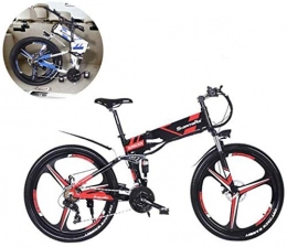Ceiling Pendant Zusammenklappbare Mountainbike Adult-bcycles BMX Electric Mountain Bikes, 26 Zoll-Aluminiumlegierung Erwachsener Folding Mountain Elektro-Fahrrad-Roller-Geschwindigkeit 35 / Stunde 48V10.4A Lithium-Batterie (Color : B)