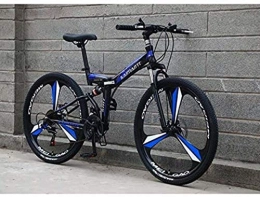 Ceiling Pendant Zusammenklappbare Mountainbike Adult-bcycles BMX Folding Mountain Bike for Erwachsene, High Carbon Stahlrahmen, Doppelscheibenbremse, Vollfederung for Mann-Frauen-Fahrrad (Color : E, Size : 26 inch 27 Speed)