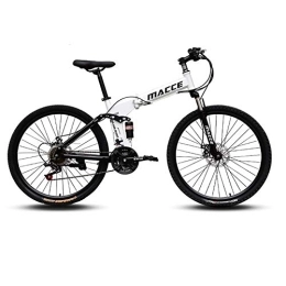 AYDQC Faltbares Mountainbike, MTB-Fahrrad, 26 Zoll 21 Geschwindigkeit, Stahlrahmen Dual-Scheibenbremse-Faltrad, für aerobische Übung, Ausdauertraining fengong