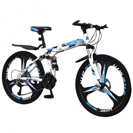 Blingko Fahrräder Blingko 26 Zoll Fahrrad Mountainbike MIT 21-Gang Shimano Gabelfederung Doppel Scheibenbremse Jungen-Herren Rad Bike, mit Hinterschutzblech (Blau)